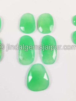 Chrysoprase Rose Cut Slices